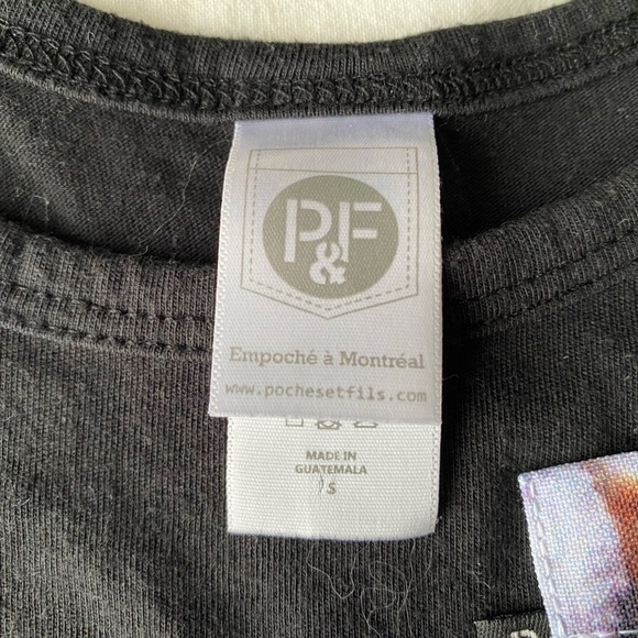 Black camisole with cats - Picture 2 of 2